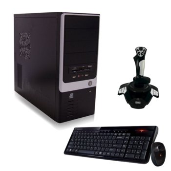 Настолен компютър PC Max Intel Титан +подарък джойстик Sweex, четири-ядрен Intel® Core™ i5 760 2.8GHz, 4GB DDR3 RAM, 2000GB HDD, DVDRW, GeForce GTX 460 1GB DDR5 (HDMI & DVI), 2г. гаранция | JAR Computers PC Max Intel Титан +подарък джойстик Sweex