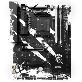 Дънна платка MSI B350 KRAIT GAMING, B350, AM4, DDR4, PCI-E(HDMI&DVI)(CF), 4x SATA 6Gb/s, 1x M.2 Slot, 1x USB 3.1 (Gen2, Type-C), ATX | JAR Computers MSI B350 KRAIT GAMING