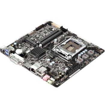 Дънна платка ASRock H81TM-ITX, H81, LGA1150, DDR3, PCI-E (HDMI&DVI), 2x SATA 6Gb/s, 2x USB 3.0, mini ITX | JAR Computers ASRock H81TM-ITX mini-ITX