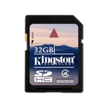 32GB SDHC Kingston Class4