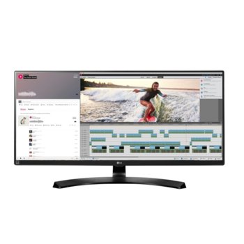 Монитор LG 34UM88(34UM88-P), 34" (86.36 cm), IPS панел, 75Hz, 5ms, UWQHD, 5 000 000:1, 300 cd/m2, 2x HDMI, 2x Thunderbolt, Display Port, USB | JAR Computers LG 34UM88