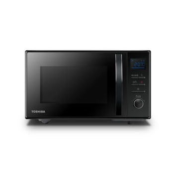 Микровълнова фурна Toshiba MW2-AC25T(BK), с грил, механично управление, 25л. обем, 5 степени на мощност, черна | JAR Computers Toshiba MW2-AC25T(BK)