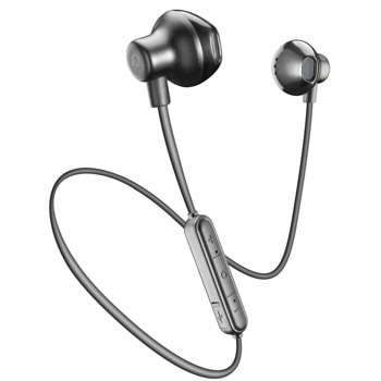 Слушалки AQL Cliff Black, безжични, bluetooth, микрофон, магнитно затваряне, до 6ч. време на работа, бутони за контрол, черни | JAR Computers AQL Cliff Black 7966