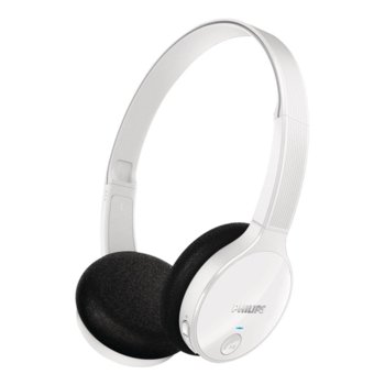Слушалки Philips SHB4000WT Bluetooth бели