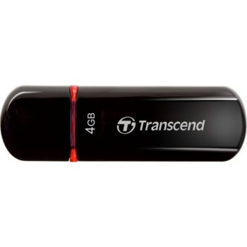 Памет 4GB USB Flash Drive, Transcend Jetflash 600, USB 2.0, черна/червена | JAR Computers Transcend 4GB JETFLASH 600 (Red)