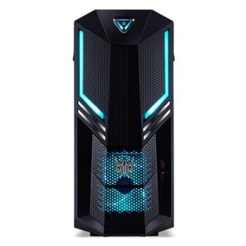 Настолен компютър Acer Predator PO3-600 (Orion 3000)(DG.E14EX.015), шестядрен Coffee Lake Intel Core i7-8700 3.2/4.6 GHz, GeForce GTX 1070 8GB, 16GB DDR4, 2TB HDD & 512GB SSD, 1x USB Type-C, клавиатура и мишка, Endless OS | JAR Computers Acer Predator PO3-600 (Orion 3000)