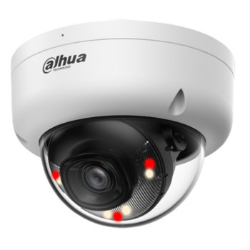 IP камера Dahua IPC-HDBW1239E1-A-IL-0280B-S6, куполна, 2Mpix(1920x1080@30fps), 2.8mm обектив, H.265+/H.265/H.264+/H.264/MJPEG, IR осветеност (до 30m), външна IP67/IK08, PoE, микрофон | JAR Computers Dahua IPC-HDBW1239E1-A-IL-0280B-S6