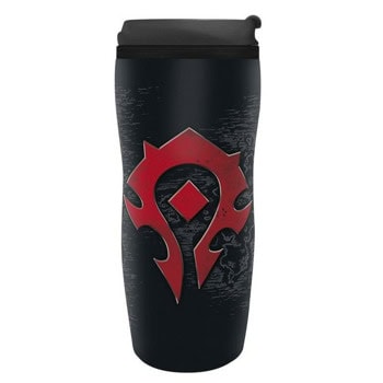 Термочаша ABYstyle World of Warcraft Horde, 355ml, пластмаса, черна | JAR Computers ABYstyle World of Warcraft Horde ABYTUM014