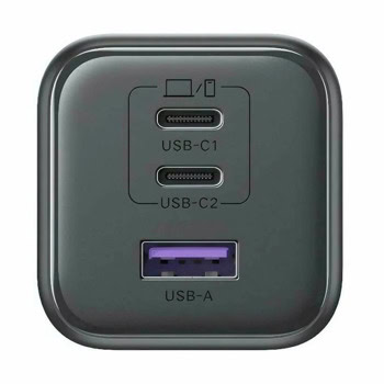 ugreen x527 gan 3-port 45w черен