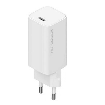 Зарядно устройство Xiaomi Mi GaN BHR4499GL, от контакт към 1x USB C(ж), 3.25A/65W, бяло | JAR Computers Xiaomi Mi GaN 65W BHR4499GL