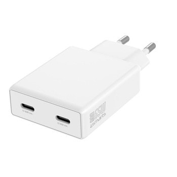 4smarts gan pdplug slim duos 65w бял