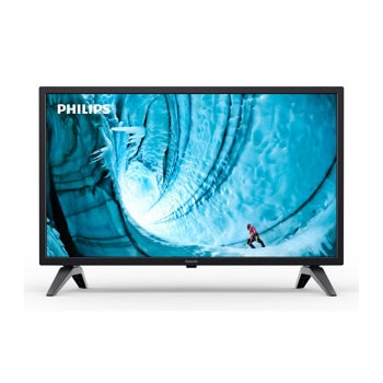 Телевизор Philips 24PHS6019/12, 24" (60.96cm) HD Smart TV, HDR10, DVB-T/T2/T2-HD/C/S/S2, Wi-Fi, 3x HDMI, 2x USB | JAR Computers Philips 24PHS6019/12