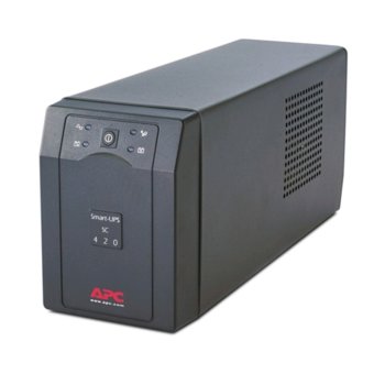 UPS APC Smart-UPS SC в комплект с разклонител APC Essential SurgeArrest 5, 420VA/260W, Line Interactive | JAR Computers APC PME5U2B-GR