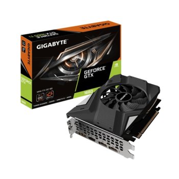 Видео карта Nvidia GeForce GTX 1660, 6GB, Gigabyte MINI ITX OC, GDDR5, 192bit, Display Port, HDMI | JAR Computers Gigabyte GeForce GTX 1660 MINI ITX OC