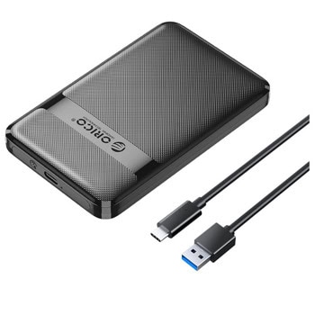 Кутия 2.5" (6.35 cm), Orico 2577C3-V1-BK, за 2.5" HDD, USB Type-C, черна | JAR Computers Кутия Orico 2577C3-V1-BK-EP