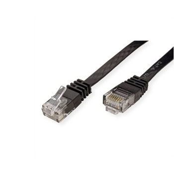 Пач кабел Value 21.99.0961, UTP, CAT 6, 1m, черен | JAR Computers Value 21.99.0961