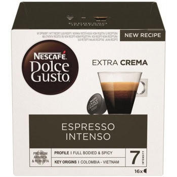 Кафе капсули NESCAFE Dolce Gusto Espresso Intenso, 16 напитки | JAR Computers Nescafe Dolce Gusto Espresso Intenso 16 бр.