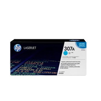 КАСЕТА ЗА HP COLOR LASER JET CP5225/CP5225n/CP5225dn Print Cartridge 307A - Cyan - P№ CE741A - заб.: 7300k | JAR Computers КАСЕТА ЗА HP COLOR LASER JET CP5225/CP5225n