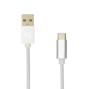Кабел SBOX USB-TYPEC-0.5, от USB A(м) към USB C(м), 0.5m, бял | JAR Computers SBOX USB-TYPEC-0.5