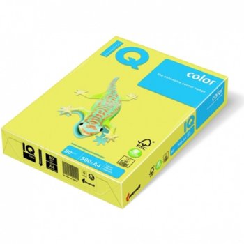 Картон Mondi CY39, Цветен, А4, 160g/m2, 250л., жълт | JAR Computers Mondi CY39 Цветен А4 160g/m2 250л. жълт