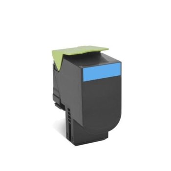 КАСЕТА ЗА LEXMARK CS310/410/510 - Cyan High Yield - Return program cartridge - P№ 70C2HC0 - Заб.: 3000k | JAR Computers Тонер касета за LEXMARK CS310/CS410/C
