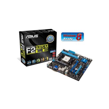 Дънна платка Asus F2A85-M LE, AMD A85X, FM2, DDR3, PCI-E (HDMI & DVI), SB7.1, Lan1000, 7x SATA 6Gb/s RAID 0,1,10, 4xUSB3.0, mATX | JAR Computers Asus F2A85-M LE