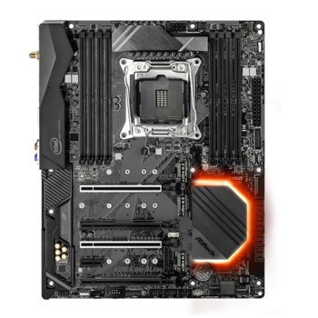 Дънна платка ASRock X299 Killer SLI/ac, X299, LGA2066, DDR4, PCI-E(SLI&CFX), 8x SATA 6Gb/s, 3x M.2 sockets, 4x USB 3.1 Gen1, 1x 3.1 Gen2 Type C, 802.11ac Wi-Fi, ATX | JAR Computers ASRock X299 Killer SLI/ac