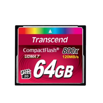 Transcend 64GB CF Card (800x)