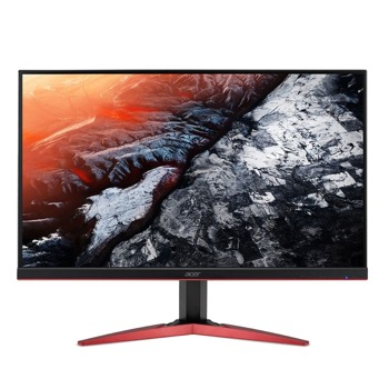 Монитор Acer KG251QJbmidpx (UM.KX1EE.J01), 24.5" (62.23 cm) TN панел, 165Hz, Full HD, 1ms, 100M:1, 400cd/m2, DisplayPort, HDMI, DVI | JAR Computers Acer KG251QJbmidpx UM.KX1EE.J01
