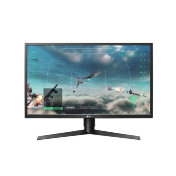 Монитор LG 27GK750F-B, 27" (68.58 cm) TN панел, 240Hz, Full HD, 2ms, 5 000 000:1, 400 cd/m2, Display port, HDMI, USB 3.0 | JAR Computers LG 27GK750F-B