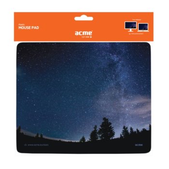 Подложка за мишка Acme Night Stars, щампа, 230 x 195 x 3 mm image