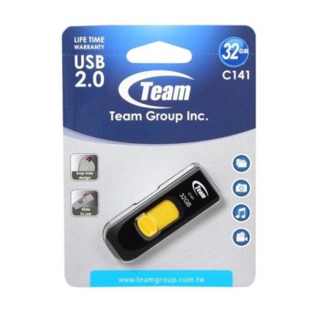32GB Team Group C141 Yellow TC14132GY01