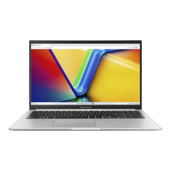 Лаптоп Asus Vivobook M1502YA-BQ580(90NB0X22-M010P0)(сребрист), осемядрен AMD Ryzen 7 5825U 2/4.5 GHz, 15.6"(39.62cm)Full HD IPS Display, 8GB DDR4, 512GB SSD NVMe, 1x USB 2.0 Type-A, No OS, | JAR Computers Лаптоп Asus Vivobook M1502YA-BQ580(90NB0X22-M010P0