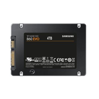 SSD 4TB Samsung 860 EVO MZ-76E4T0B/EU