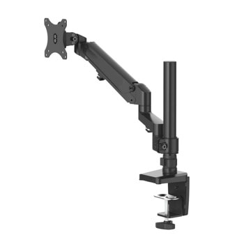 Стойка за телевизор Hama 118496, за бюро, за екрани от 33" до 89", VESA до 100 x 100, до 12 кг, регулируема, черна | JAR Computers Hama 118496