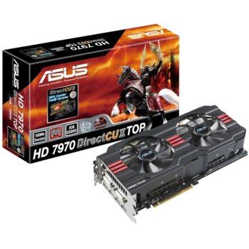 Видео карта AMD 7970, 3GB, Asus HD7970-DC2T-3GD5, PCI-E 3.0, DDR5, 384bit, 2xDVI, 4xDisplayPort | JAR Computers AMD 7970 Asus HD7970-DC2T-3GD5