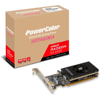 PowerColor AMD Radeon RX 6400 Low Profile 4GB