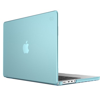 Калъф Smartshell Swell Blue, тип бележник, за Apple MacBook Pro 14 (2021), до 14" (35.56 cm), син/прозрачен | JAR Computers Speck Smartshell Swell Blue for MacBook Pro 14