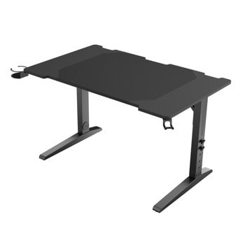 Гейминг бюро Genesis Holm Modular RGB 120, поставка за слушалки и напитка, отвор за кабели, RGB подсветка, черно | JAR Computers Genesis Holm Modular RGB 120 NDS-2248