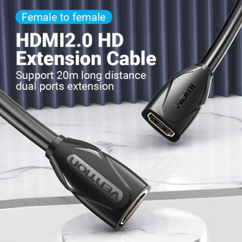кабел vention hdmi 2.0 ж to hdmi 2.0 ж 0.5m AAXBD