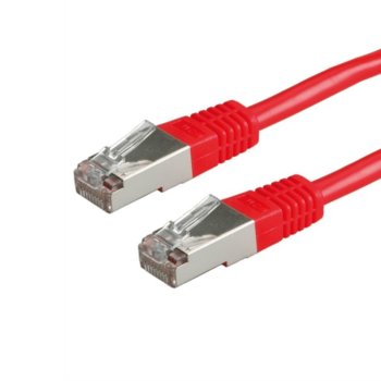Пач кабел Roline 21.99.1351, SFTP, cat.6, 3m, червен | JAR Computers ROLINE 21.99.1351 S/FTP Patch Cat.6 3 м Червен