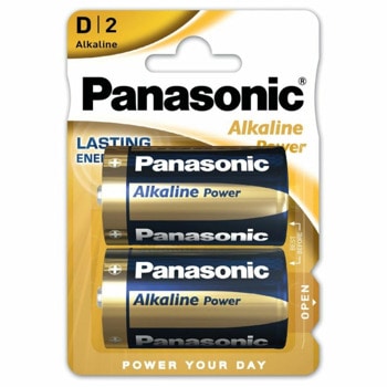 Батерии алкални Panasonic LR20/D, LR20, 1.5V, 2бр. | JAR Computers Panasonic LR20/D 9004755