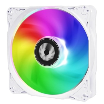 Вентилатори 120mm BitFenix Spectre ARGB SE (BFF-ADD-12025SW-3CP), 3-pin, ARGB подсветка, бели | JAR Computers BitFenix Spectre ARGB SE 12CM BFF-ADD-12025SW-3CP