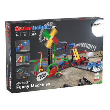 Конструктор Fischertechnik Funny Machines, 3 модела, 385 части, над 7г. | JAR Computers Fischertechnik Funny Machines 551588