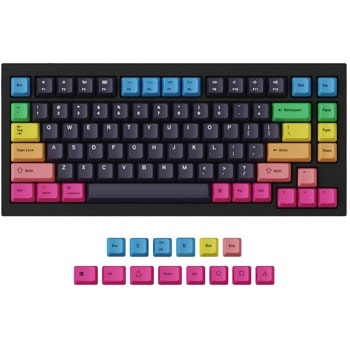 Капачки за механична клавиатура Keychron Rainbow, 96-Keycap, US Layout | JAR Computers Keychron - Rainbow JM-50