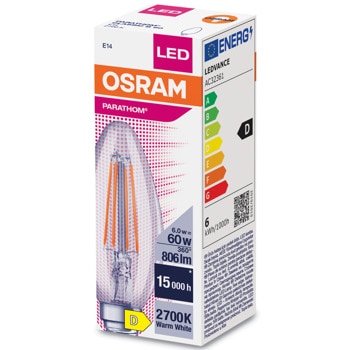 LED крушка Ledvance, E14, 5.5W, 806lm, 2700K | JAR Computers Ledvance AC32361 5.5W 806lm