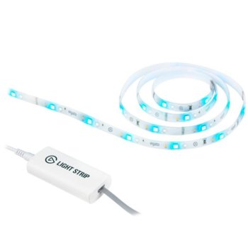 LED лента с контролер Elgato Light Strip RGBWW (10LAA9901), 30W, 2000lm, 3500-6500 K, 2m, Wi-Fi, RGB | JAR Computers Elgato Light Strip RGBWW ELGATO-10LAA9901