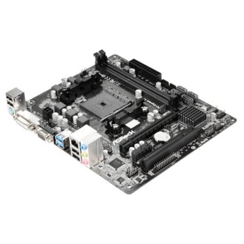 Дънна платка ASRock FM2A78M-DG3+, AMD A78 FCH, FM2+, DDR3 2400+ (OC), PCI-E 3.0 (DVI), SB5.1, Lan1000, 4x SATA3 RAID 0,1,10, 2xUSB 3.0, mATX | JAR Computers ASrock FM2A78M-DG3+