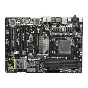 Дънна платка ASRock 990FX Extreme3, AM3+, AMD 990FX, DDR3, 3xPCI-E (SLi & CF), SB7.1 THX TruStudio™, Lan1000, 5xSATA 6.0Gb/s RAID 0,1,5, 10, 2xUSB3.0, ATX | JAR Computers ASRock 990FX Extreme3