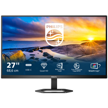 Монитор Philips 27E1N5600AE/00, 27" (68.58 cm) IPS панел, 75Hz, QHD, 4ms, 1000:1, 300cd/m2, DisplayPort, HDMI, USB-C, USB | JAR Computers Philips 27E1N5600AE/00